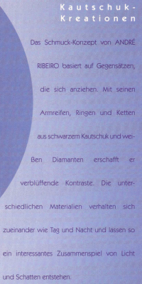 Klaus Kaufhold: Schmuckfolder (Ribeiro) – Text