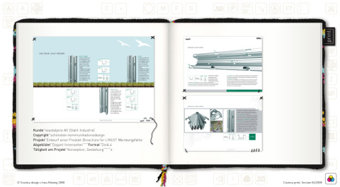 Produkt-Broschüre für voestalpine AG (Stahlindustrie)