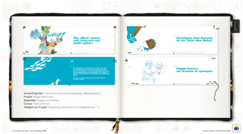 Image-Broschüre für schönstein kommunikationsdesign (Werbeagentur)