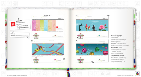 Internetaufritt www.schoenstein-online.de, ausgezeichnet mit dem „iF communication design award 2004“
