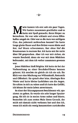 Buchlayout »Dezemberkind«, Vier Vögel Verlag, Illustration, Satz, Typo.