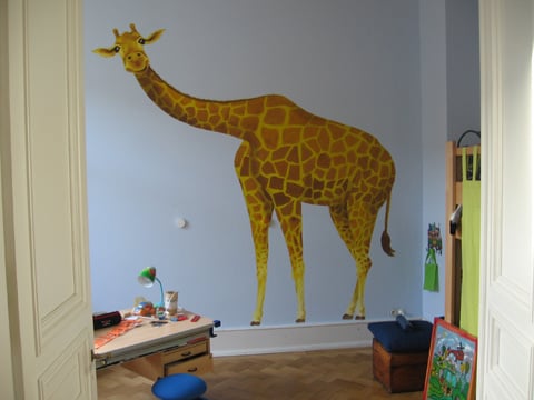 Giraffe im Kinderzimmer