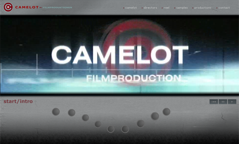 Flashpräsenz für Camelot Filmproduktion • http://www.camelot.de • Gestaltung für Agentur MIT-Services.net