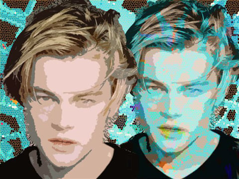 Leonardo di Caprio PopArt Stil