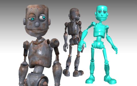 Robot; Modelliert in 3DSNax für Brand Worlds Tools