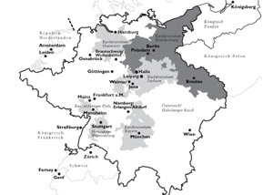 Infografik für den Akademie-Verlag, Das 18. Jahrhundert, Zeitalter der Aufklärung