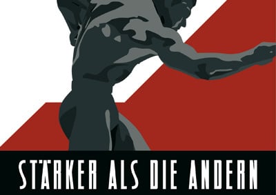 „Stärker als die andern“ – Postkarte