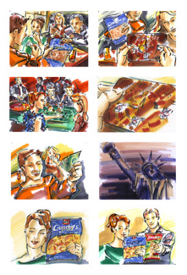 CRUNCHIPS-SPOT, Copic Stifte