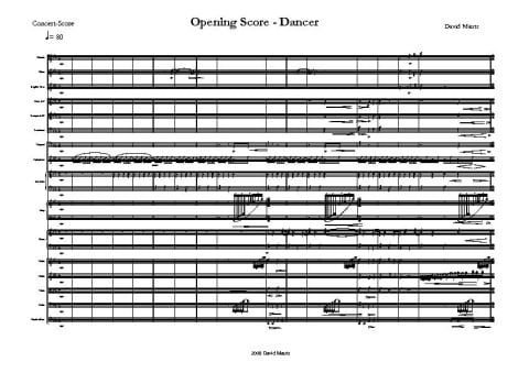 Score für Opening-Theme für den amerinalischen Indie-Kurzfilm „The Dancer“