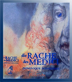 Die Rache des Medici, Buchcover-Entwurf, Verlag Diederich