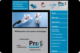 www.pro-otoplastik.de – Otoplastiken