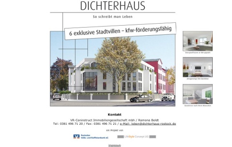 Dichterhaus Rostock – Gesamtbetreuung