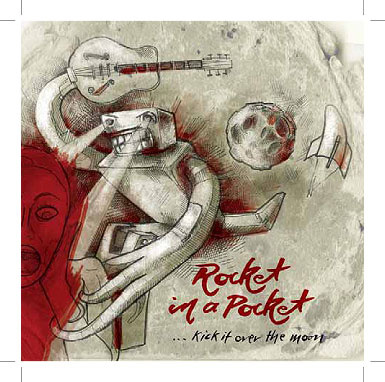 Seite 1 des Booklets, Digipack, Rocket in a pocket („Let’s kick it over the moon“)