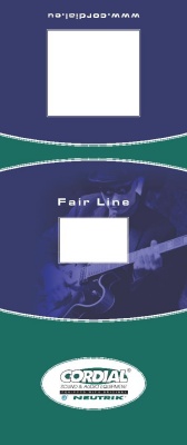 Lasche Fair Line blau