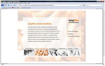 SolyOne Werbeagentur – Konzeption & Gestaltung