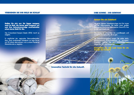 Flyer DIN lang | Iliotec Regensburg | Branche Erneuerbare Energien