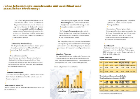 Commerzbank Riester Flyer innen