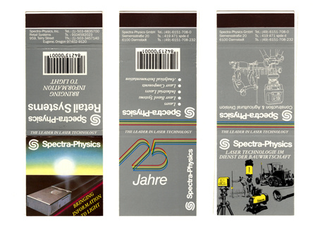Spectra Physics Messe Giveaway