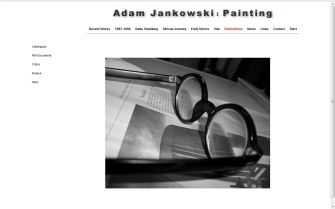 Gestaltung und Betreuung der Homepage des Hamburger Künstlers Adam Jankowski