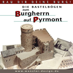 kartonmodell „burg pyrmont“