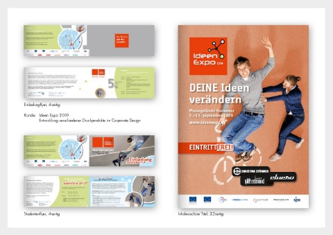 portfolio S9 Flyer und Infobroschüre – IdeenExpo