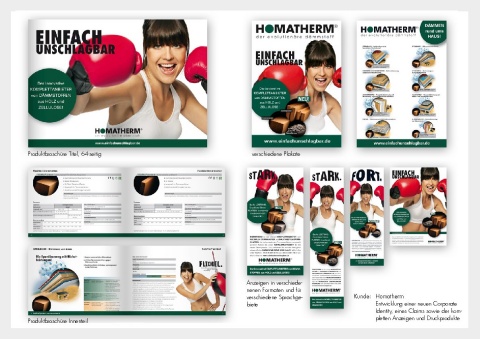 portfolio S7 Broschüre, Plakate und Anzeigen – HOMATHERM