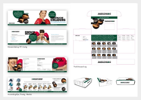 portfolio S6 Flyer und Produktverpackung – HOMATHERM