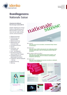 idenko Brandingprozess Nationale Suisse