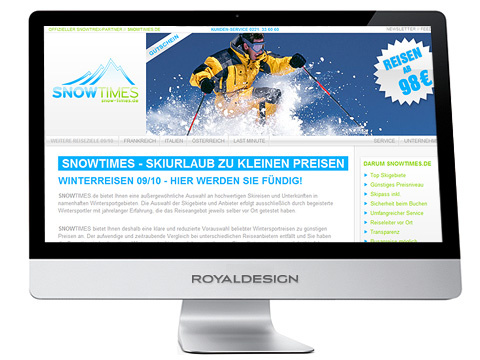 Snowtimes.de – Online Reiseportal für günstigen Skiurlaub