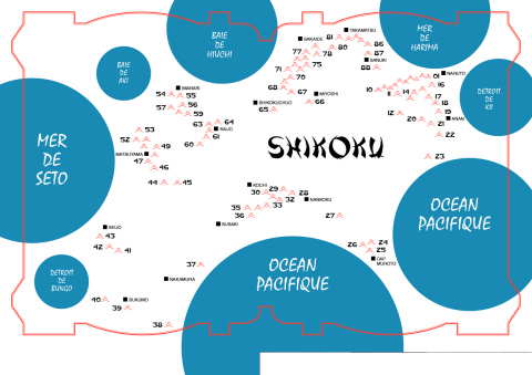 8- Karte von Shikoku