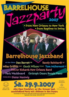 Plakat „Barrelhouse Jazzparty“