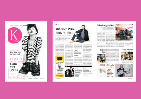 Editorial Design für ein neues Modemagazin | Layout-Konzept und Logogestaltung