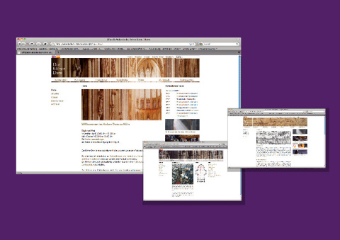 Webdesign für den Kölner Dom