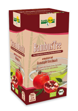 Bio-Bambustee Granatapfel (produzierte Version)