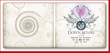 CD Artwork für Down Below | Ansicht: Digipack Innen