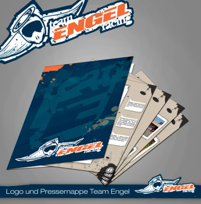 Mappe und Logo Ktm Team Engel