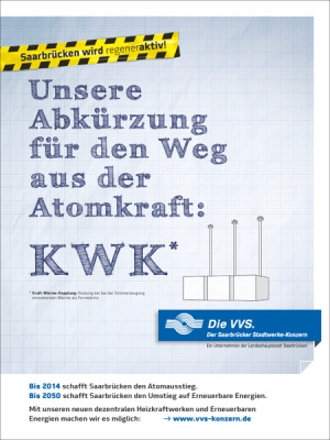 VVS Atomausstiegs-Kampagne, Motiv „Abkürzung“ (2011)