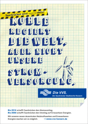 VVS Atomausstiegs-Kampagne, Motiv „Kohle“ (2011)