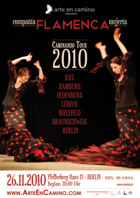 Caminando Tour 2010 – Plakat für eine Flamenco Tournee