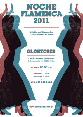 Plakat für ein Flamencokonzert