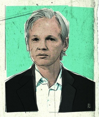 Julian Assange (freie Arbeit)