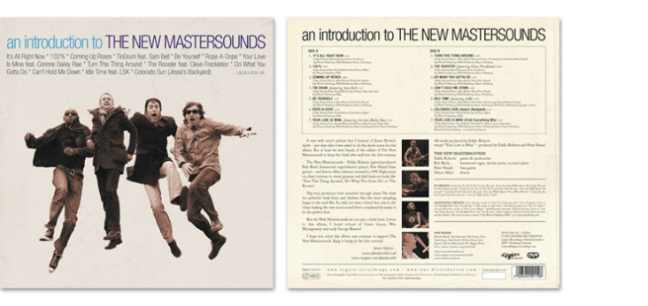 LP Artwork für die britische Band „THE NEW MASTERSOUNDS“ – Légère Recordings (Hamburg)