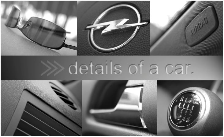 Details aus dem Cockpit eines Opels …
