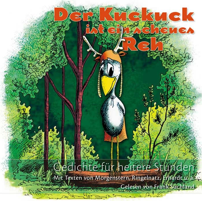 Illustration für das Hörbuch “ Der Kuckuck ...“, Zeichnung auf Papier, Coloration im Computer