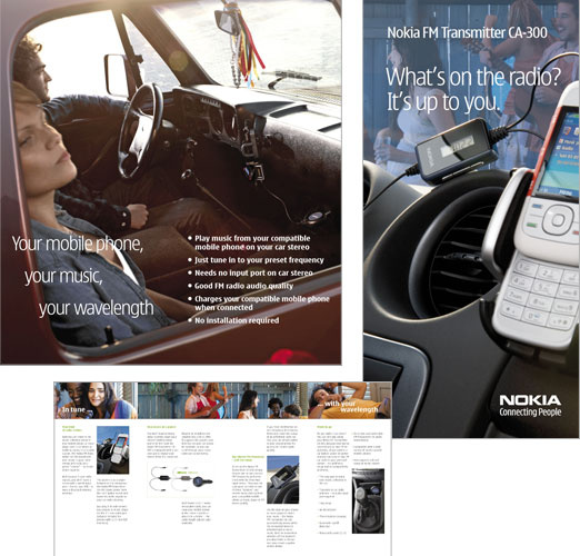 Nokia Automotive – Produktbroschüre FM Transmitter