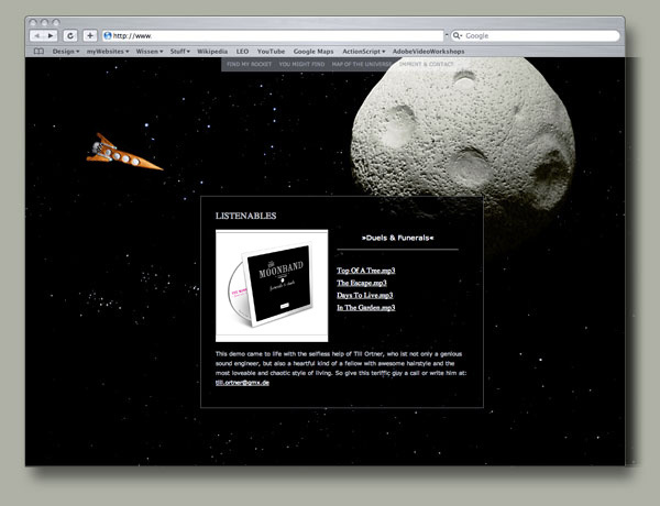 Website der Moonband