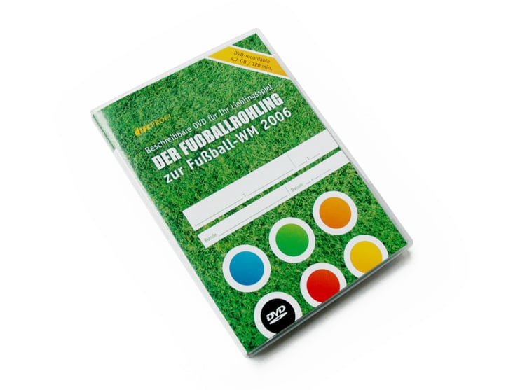 discprofi | DVD zur Fußball-WM | label und packaging