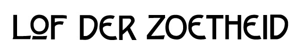 Lof der Zoetheid logo