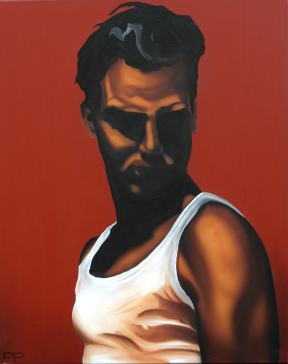Toni, acryl auf canvas, 100 × 80