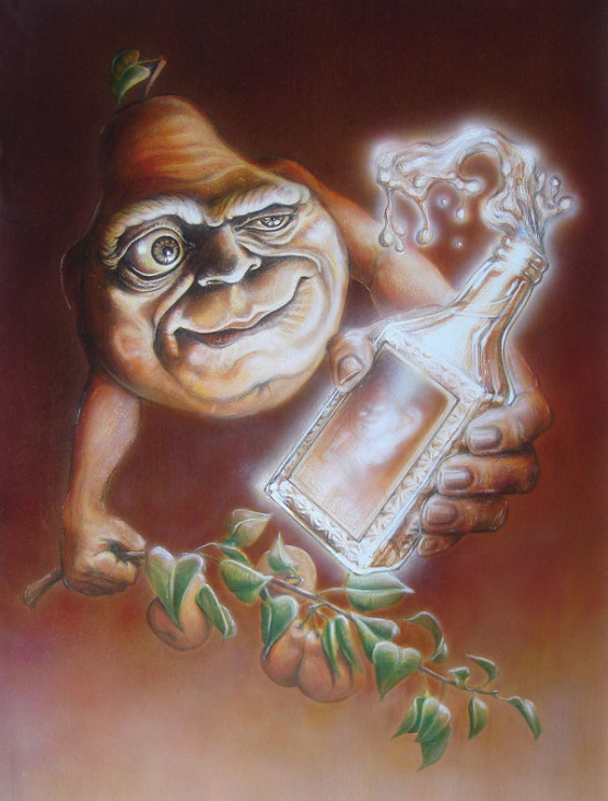 SCHNAPS, Airbrush, Buntstifte